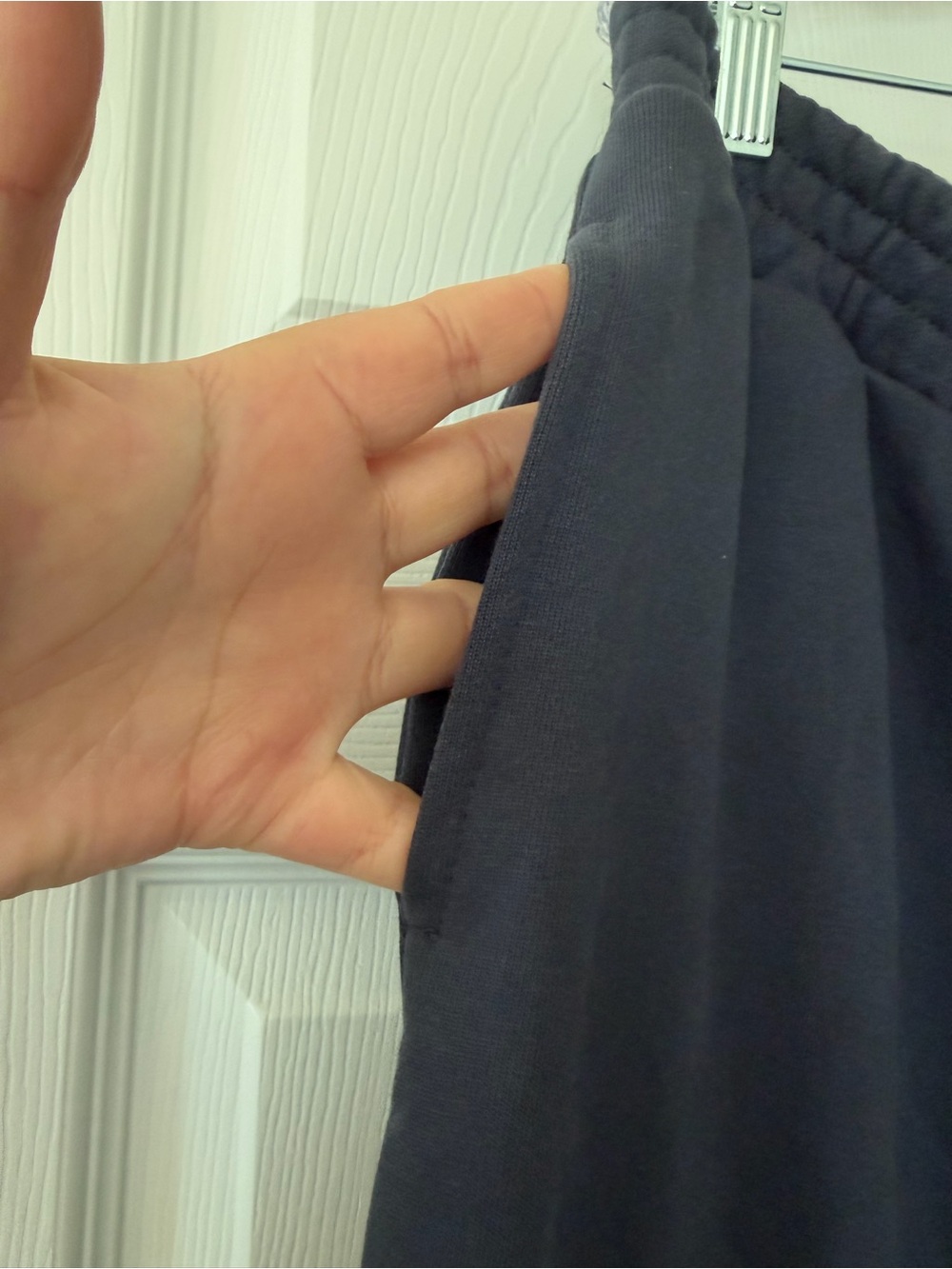 Parke x Target Navy Blue Wide Leg Sweatpants - Picture 3 of 6